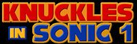 The Knuckles in Sonic 1 logo.