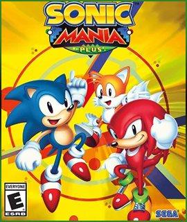 Link. Boxart for Sonic Mania Plus that links to the game page.